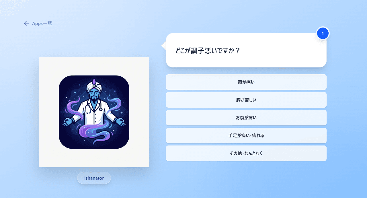 イシャネイター (Hospital Akinator)